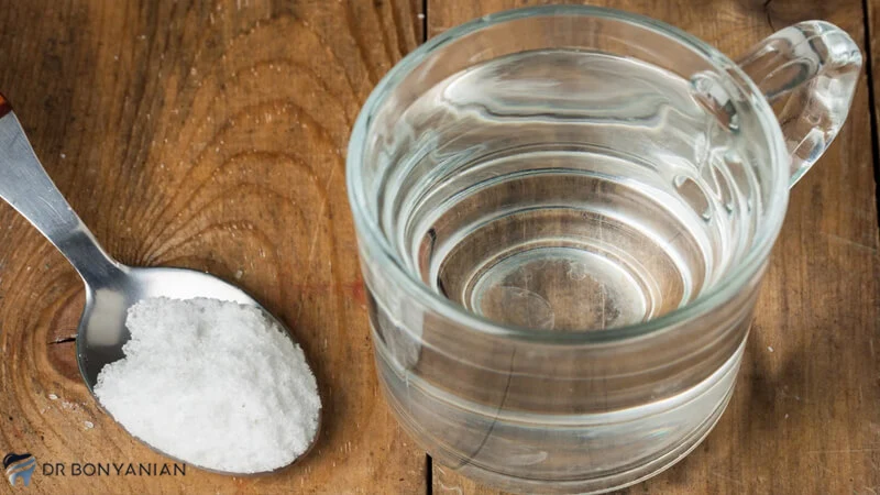 Gargle with some salt water