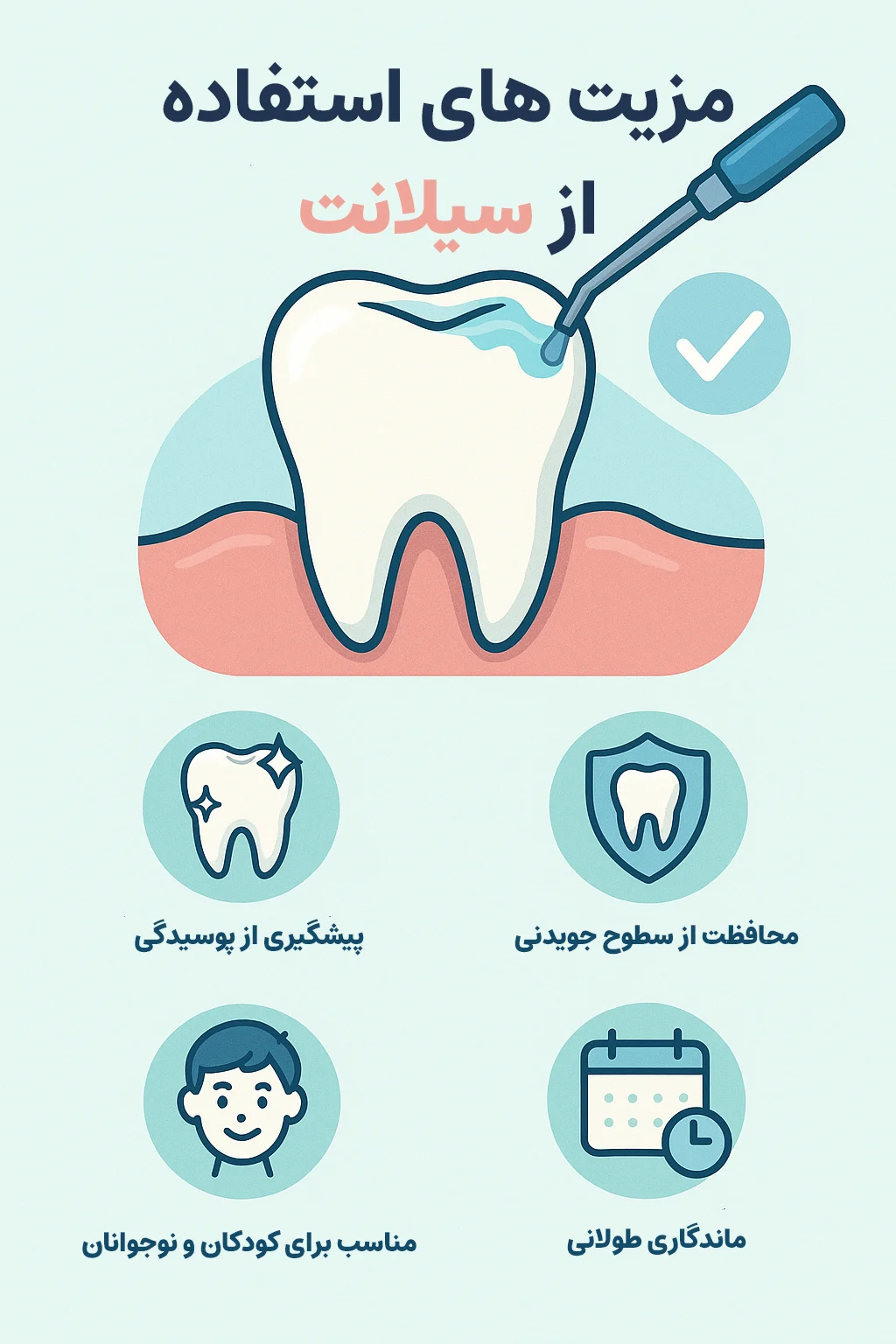 مزایای استفاده از سیلانت