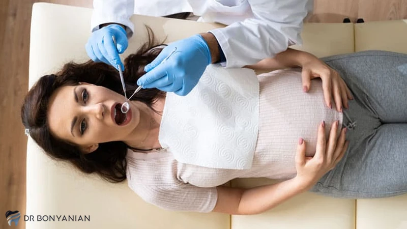 لمینت کردن دندان زنان باردار